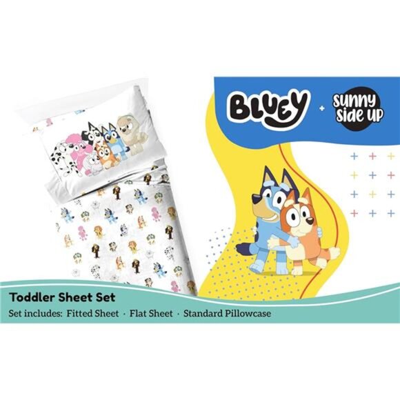 Friends Toddler Sheet Set - 3 Piece Toddler Bedding Set Includes Pillow - Picture 3 of 7